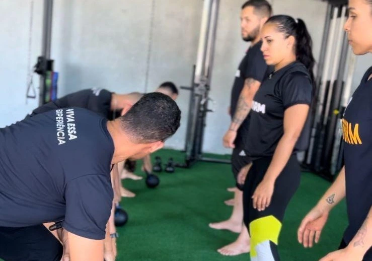 Noberto dando aula para profissionais